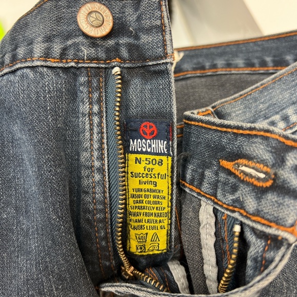 MOSCHINO 34X43 LOW RISE FLARED JEANS - Picture 3 of 4